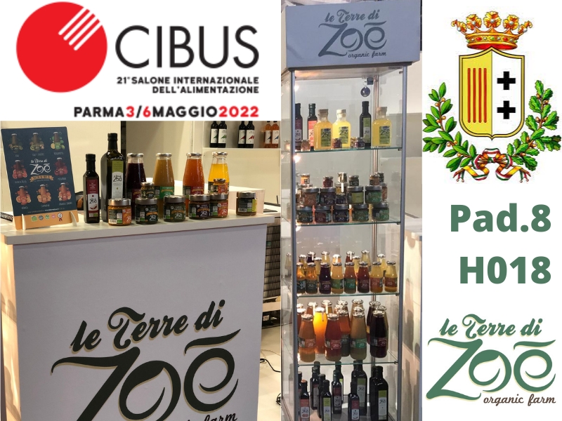 Cibus 2022 - Präsent am Stand H18 Halle 8 Le terre di zoè