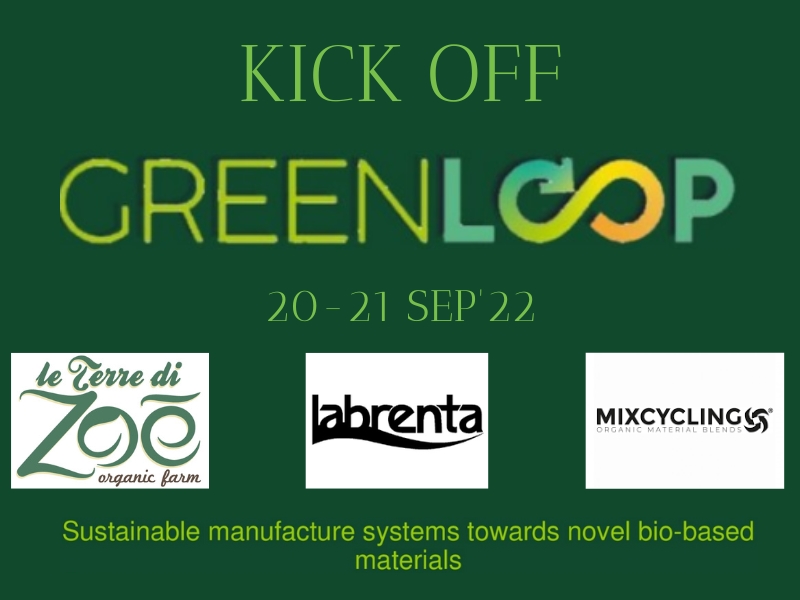 KickOff Green Loop:Progetto Europeo Le terre di zoè