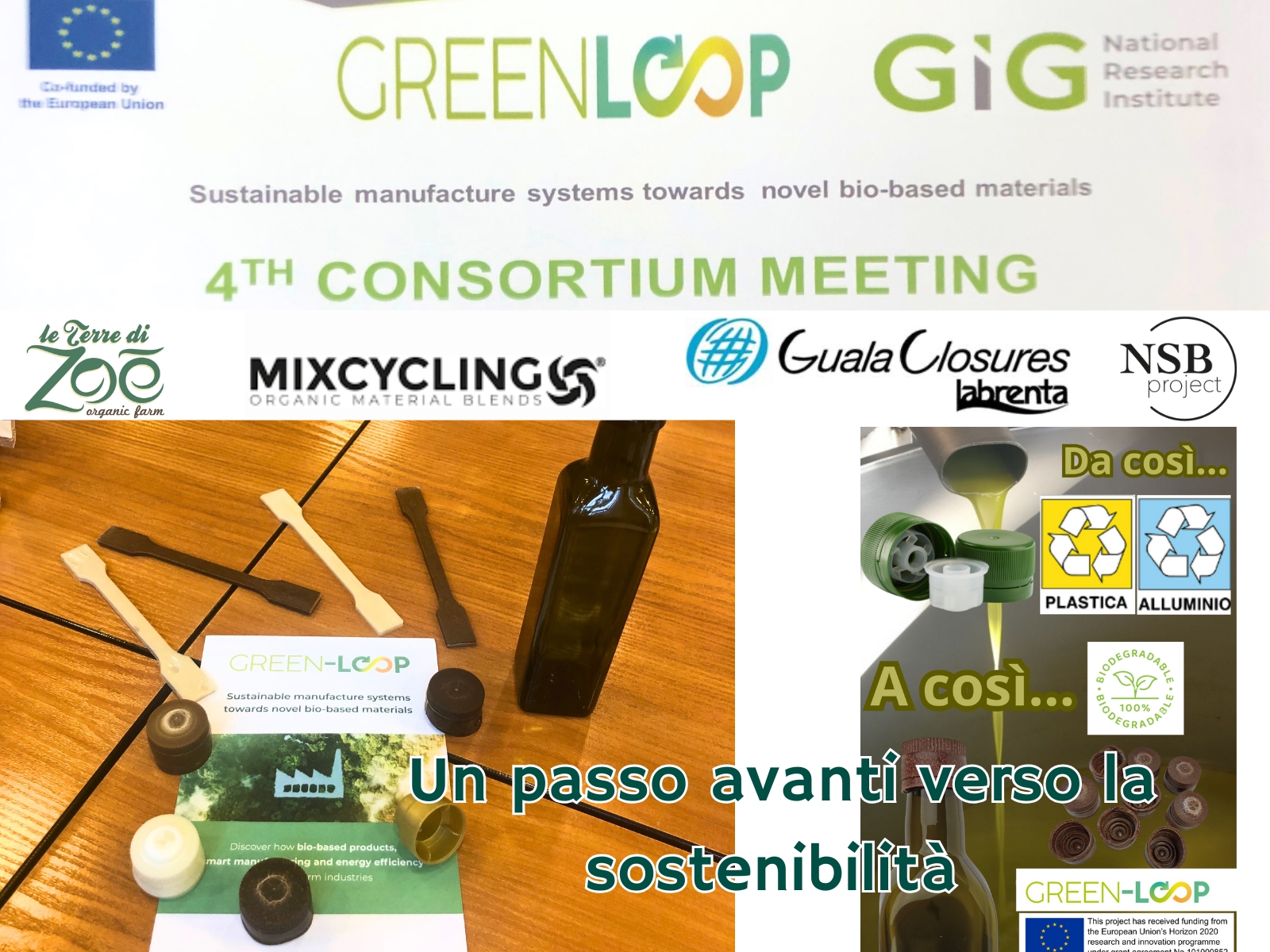 9-10 Ottobre a Katowice per Il progetto Green Loop - Horizon 2020, presentiamo i prototipi dei tapp Le terre di zoè
