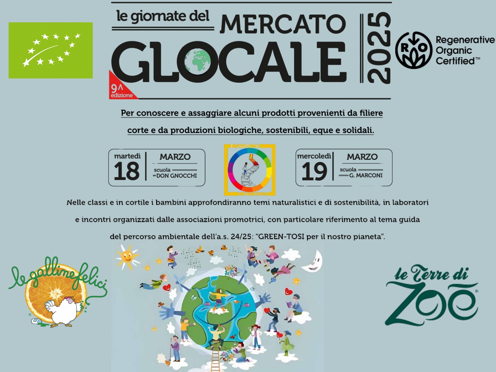 Formación en las escuelas - Concorezzo (MB) Le terre di zoè