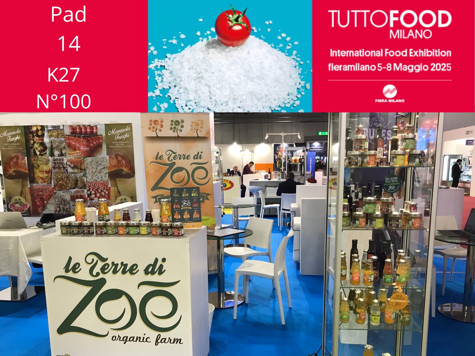 Tutto Food 2025 - Milano 5-8 Maggio Le terre di zoè