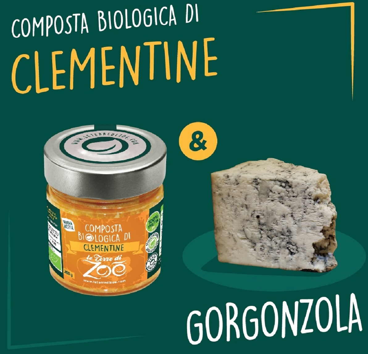 Compotes Biologique Italienne Clementine 40g Le terre di zoè 3