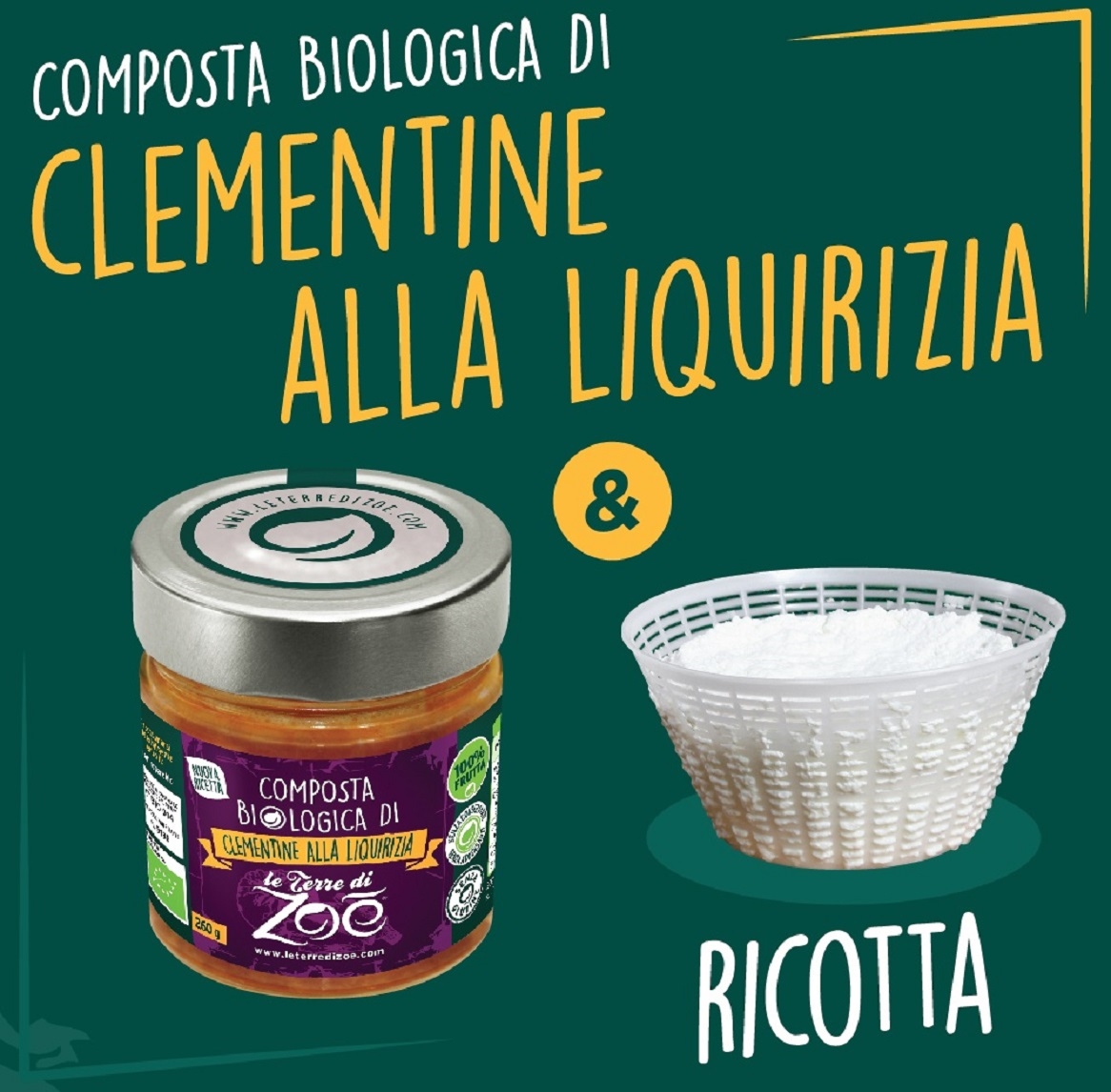 Italian Organic Compotes Clementine and Liquorice 40g Le terre di zoè 4
