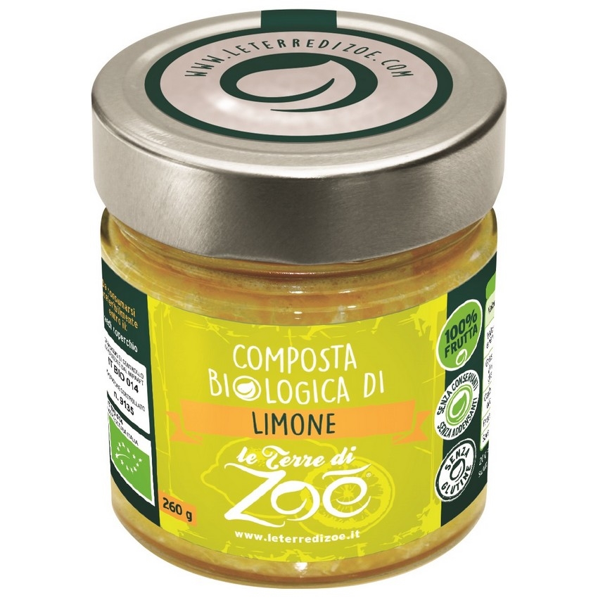 Italian Lemon Organic Compotes Le terre di zoè 1