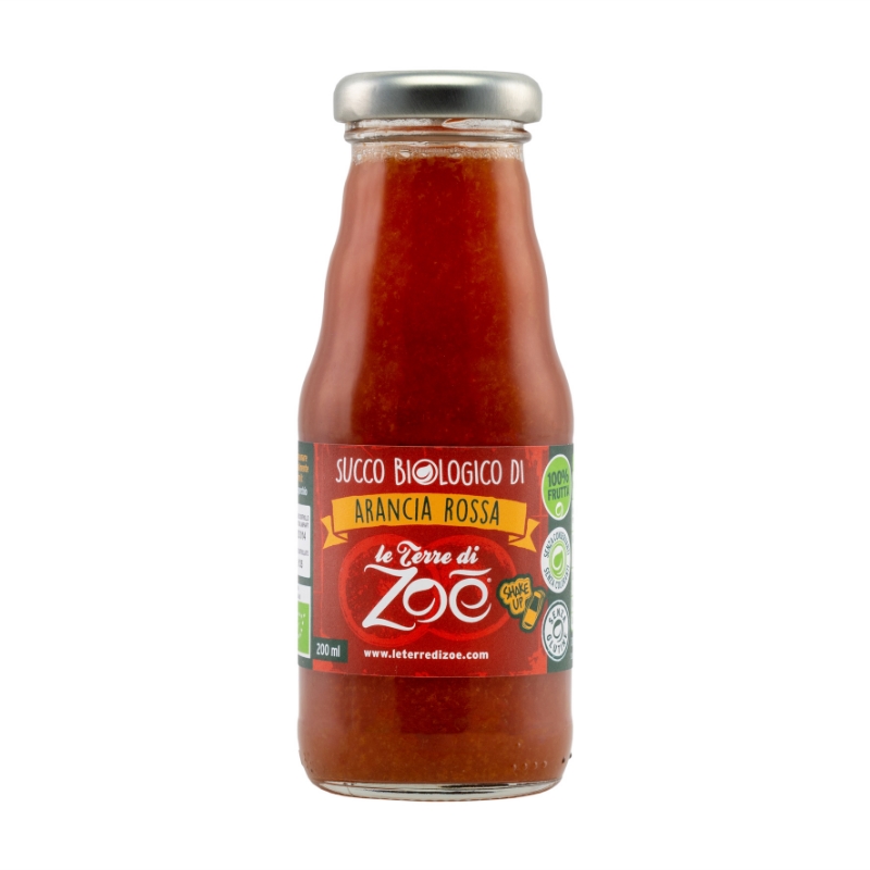 Italian Red Orange 100% Organic Juice Le Terre di Zoè