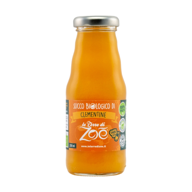 Italienisches Clementinen saft biologisch 100% Le terre di zoè