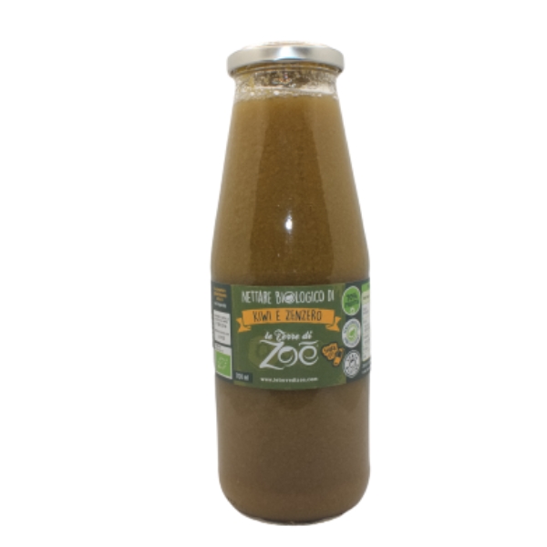 Italian Kiwi and Ginger Organic Nectar  700ml Le terre di zoè