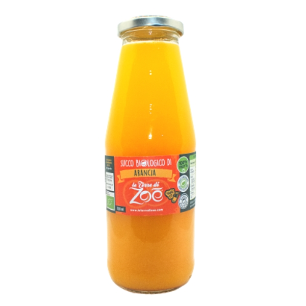 Succo Arancia biologica di Calabria 700ml Le terre di zoè