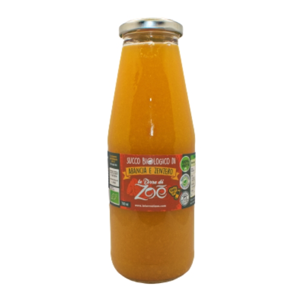 Italian Orange and Ginger Organic Juice 700ml Le terre di zoè