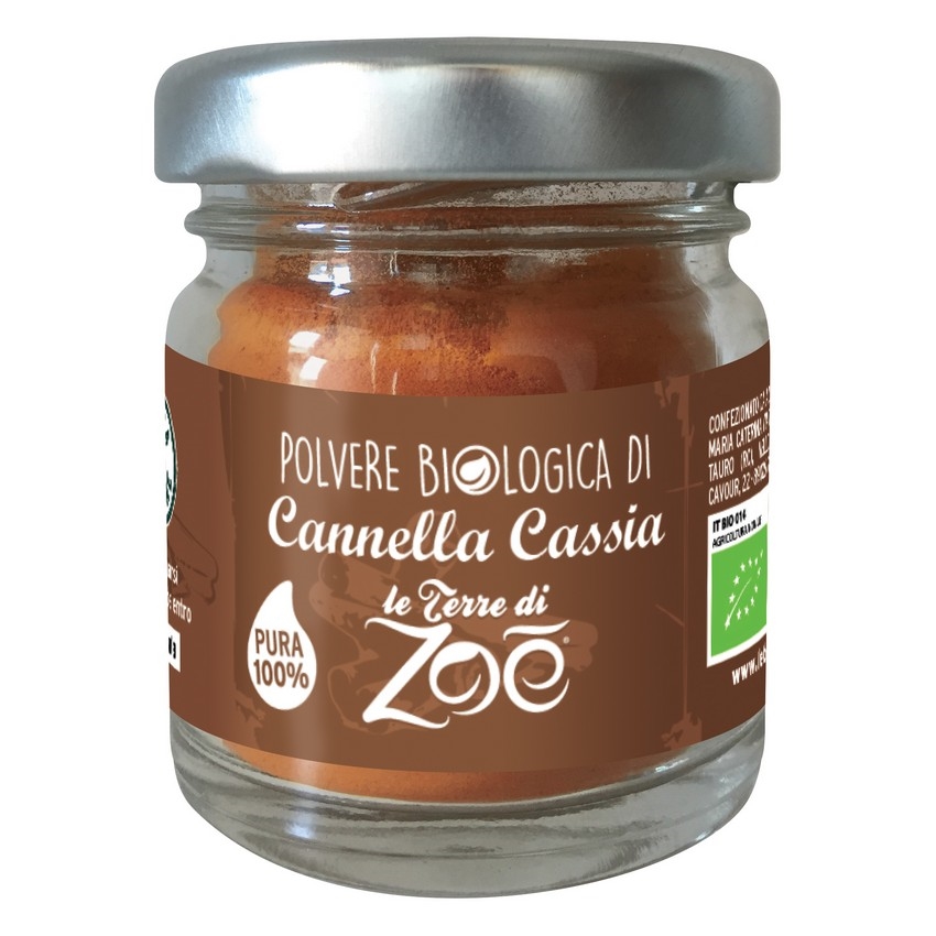 Polvere di Cannella Cassia Biologico 15gr Le terre di zoè