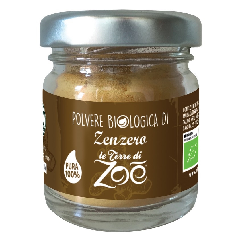 Organic powder Ginger Le terre di zoè