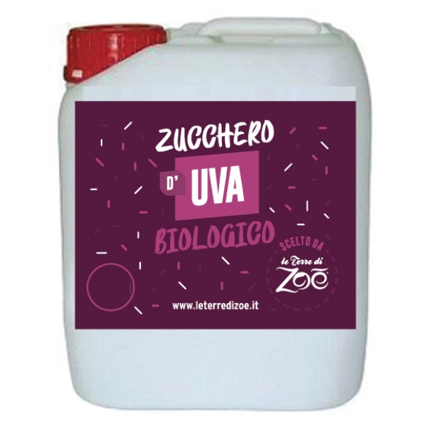 Zucchero d'uva biologico 6,5kg Le terre di zoè