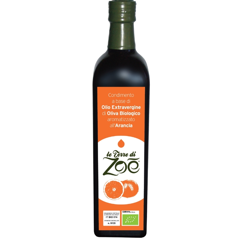 Bio Box avec 3 vinaigrettes à l'orange, bergamote et piment Le Terre di Zoè 3