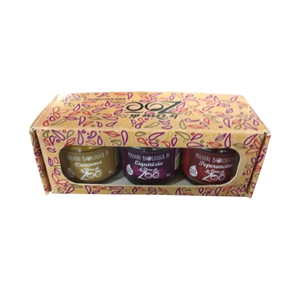 Gift Box with 3 Spices of your choice Le terre di zoè 1