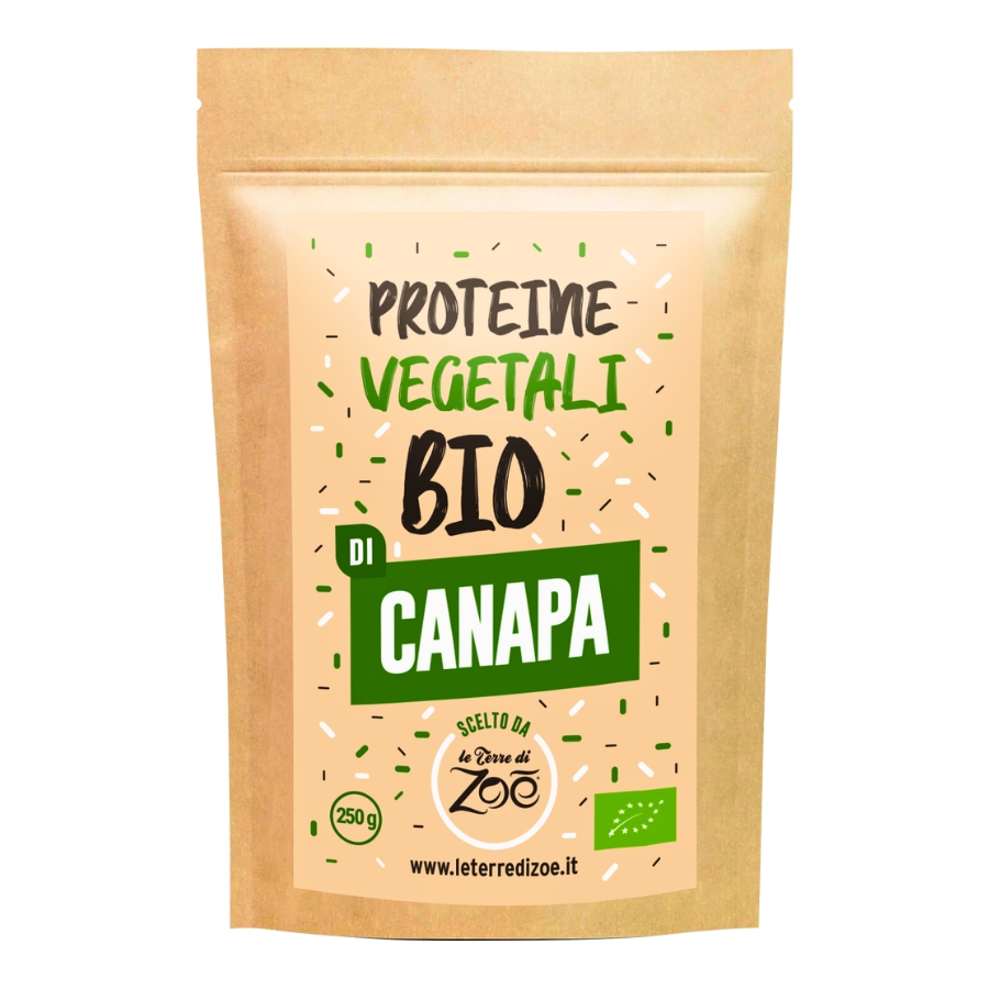 Organic hemp protein Le terre di zoè