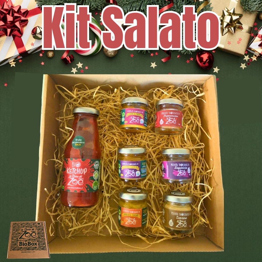Kit salado: Ketchup + Compotas de queso y especias Le terre di zoè