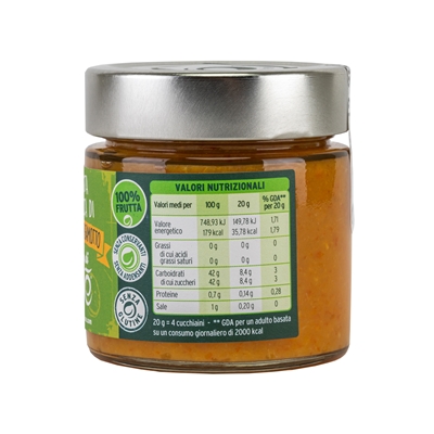 Italian Organic Compotes Bergamot and Clementine 40g Le terre di zoè 1