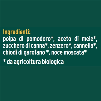 Ketchup Bio 210g Le terre di zoè 2