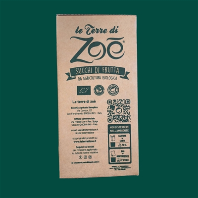 Zumo de Bergamot 100% Organica Italiano Bag in Box 3L Le terre di zoè 6