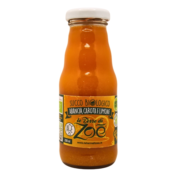 Ace Biologico - Succo Arancia, Carota e Limone 200ml