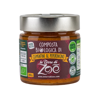 Composta biologica di Clementine e Peperoncino di Calabria 260g