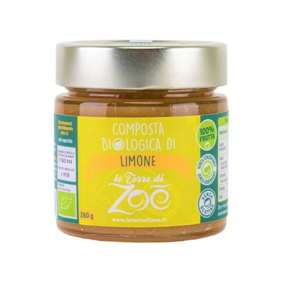 Compotes Biologique Italienne Citron